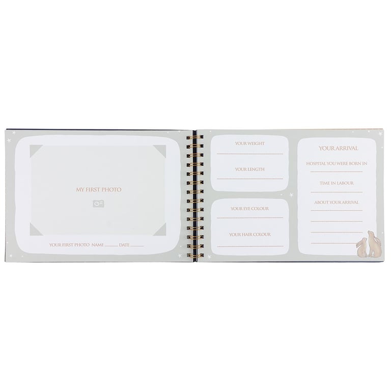 Look At The Stars Baby Memory Book - Record Precious Milestones & Childhood Memories