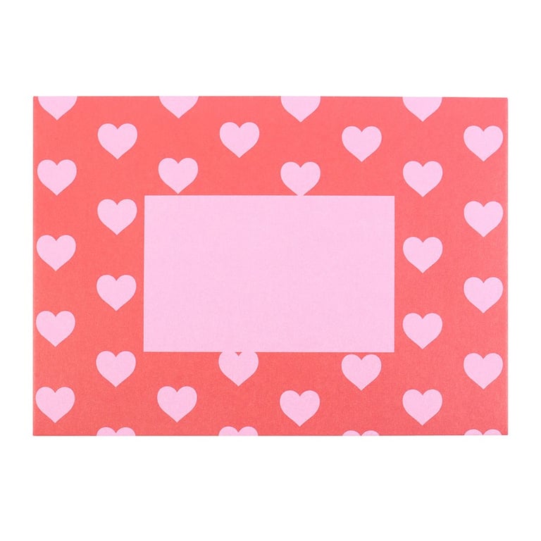 Bestie Enamel Heart Necklace with Matching Greeting Card