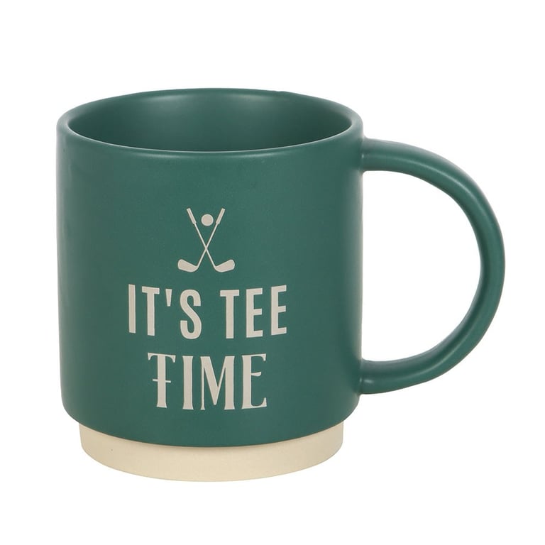 It s Tee Time Mug - Golf Tees and 500ml Coffee Cup for Golfers