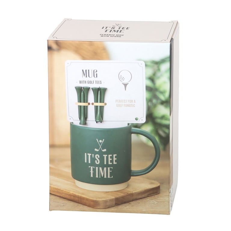 It s Tee Time Mug - Golf Tees and 500ml Coffee Cup for Golfers