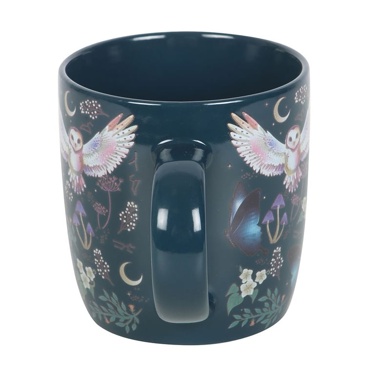 Night Flight Ceramic Mug - Microwave & Dishwasher Safe, Perfect for Chamomile or Lavender Tea