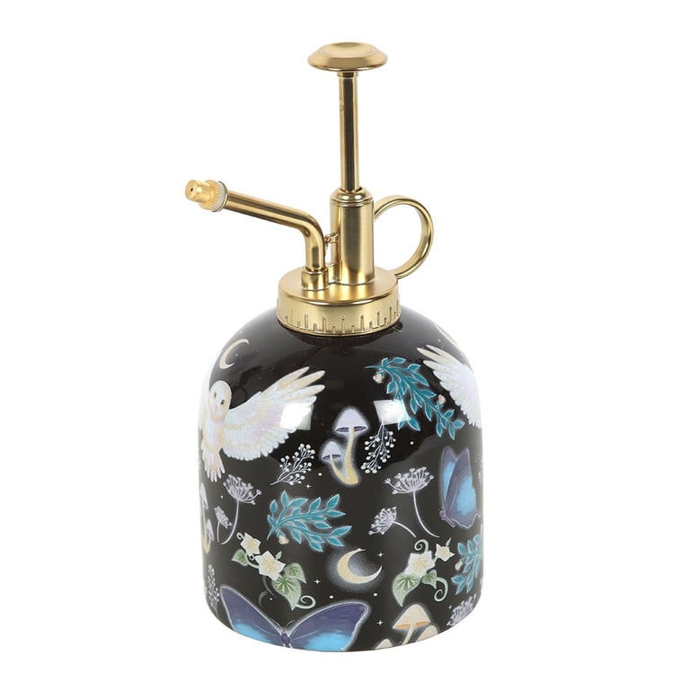 Ceramic Night Flight Owl Print Plant Mister - 500ml Capacity
