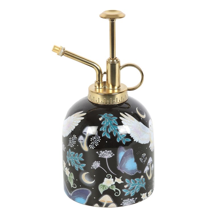 Ceramic Night Flight Owl Print Plant Mister - 500ml Capacity