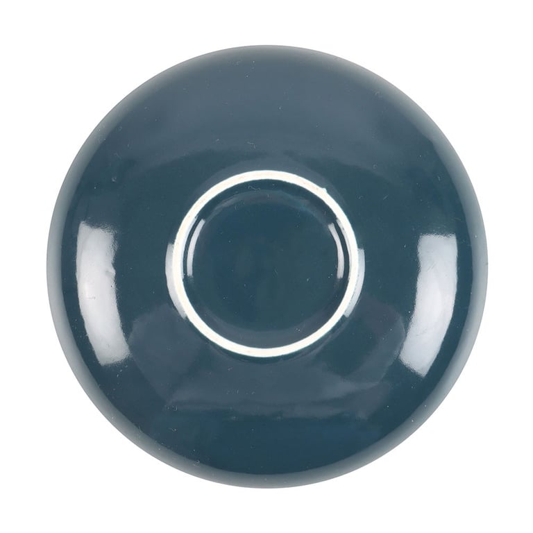 Round Midnight Moth Gold Edged Trinket Dish with Blue Night Sky Design