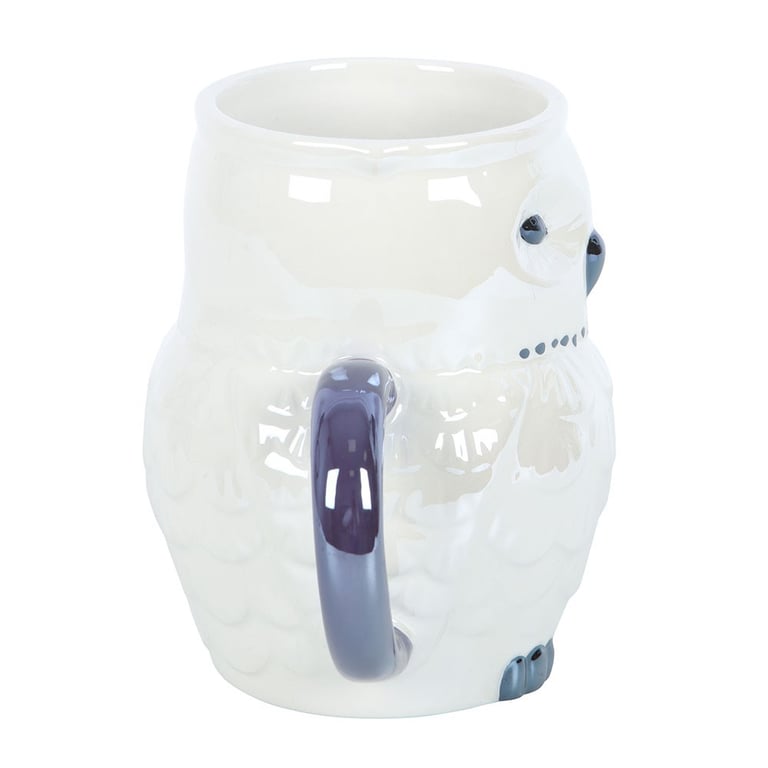 Unique Owl Shaped Iridescent Mug - Hand Wash Only, 320ml Capacity
