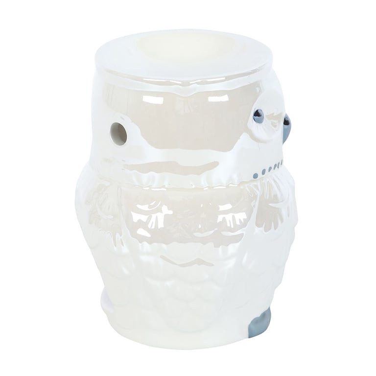 Iridescent Owl Shaped Oil Burner and Wax Warmer - Mystical Home Decor Fragrance Diffuser