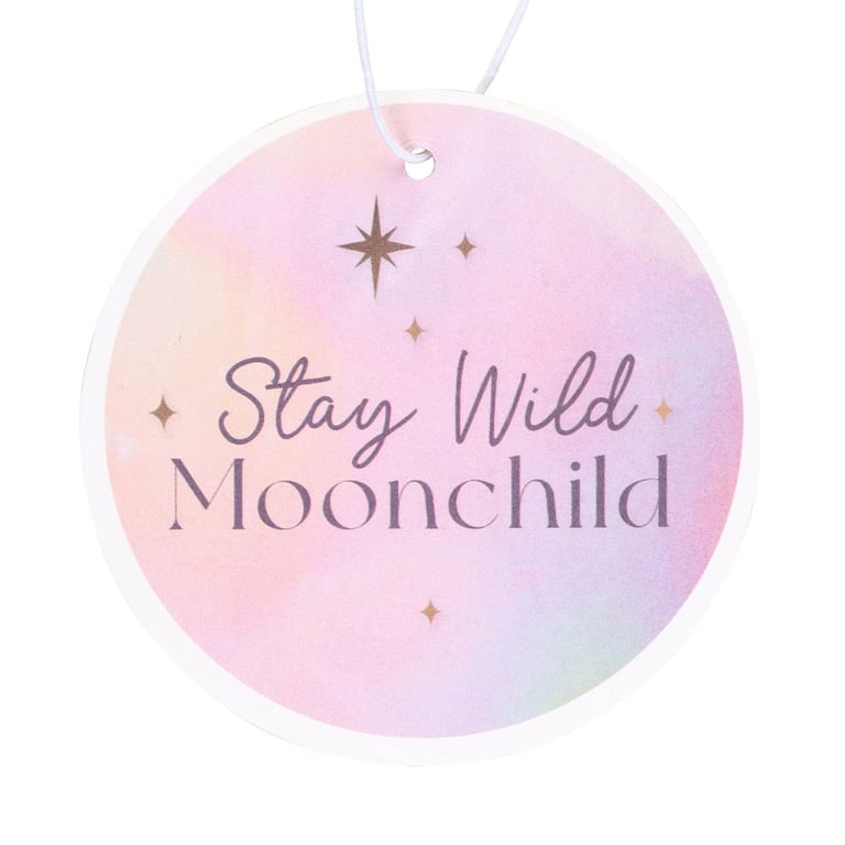 Stay Wild Moonchild Peach Scented Air Freshener for Manifesting Dreams and Home Decor