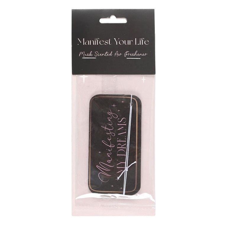 Manifest Your Dreams Musk Scented Air Freshener - Home Fragrance for Positive Affirmations