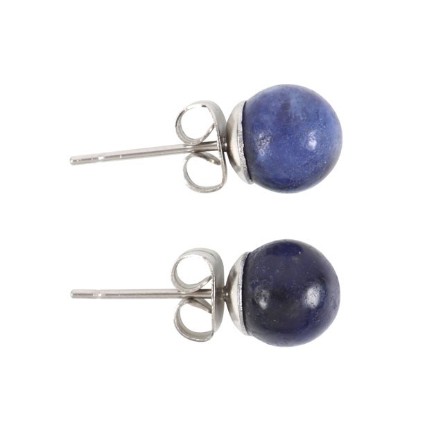 Sodalite Crystal Earrings - Spiritual Protection & Intuition Boosting Jewelry