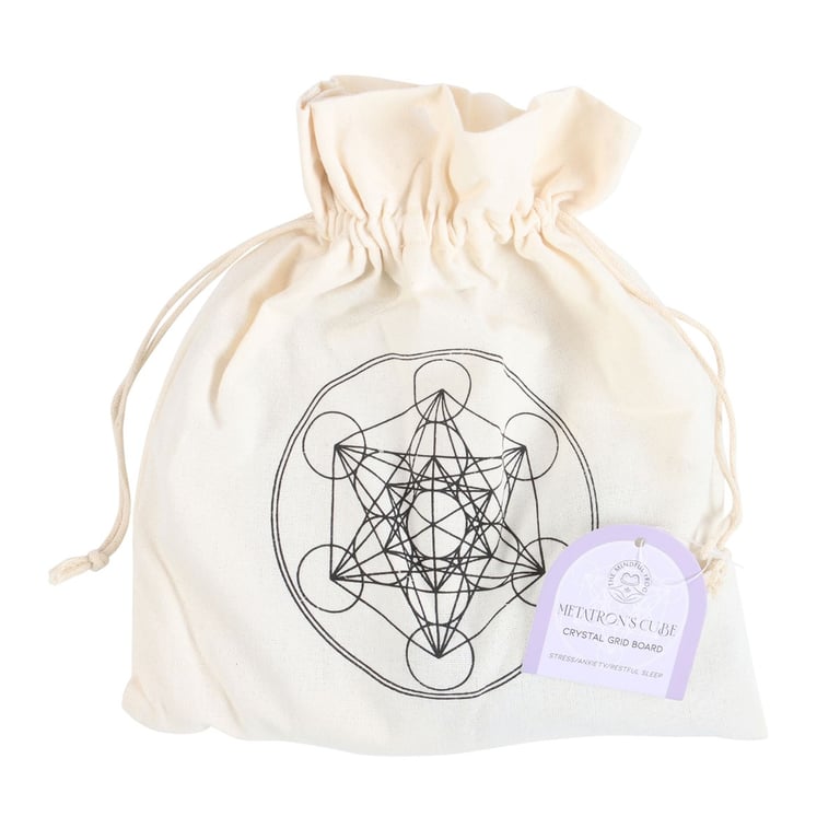 Metatron s Cube Crystal Grid Set - Spiritual Healing Kit for Stress Relief and Anxiety Aid