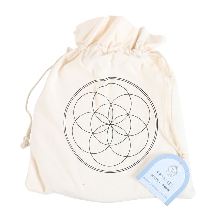 Seed of Life Crystal Grid Set - Amplify Spiritual Energy for Abundance and Success