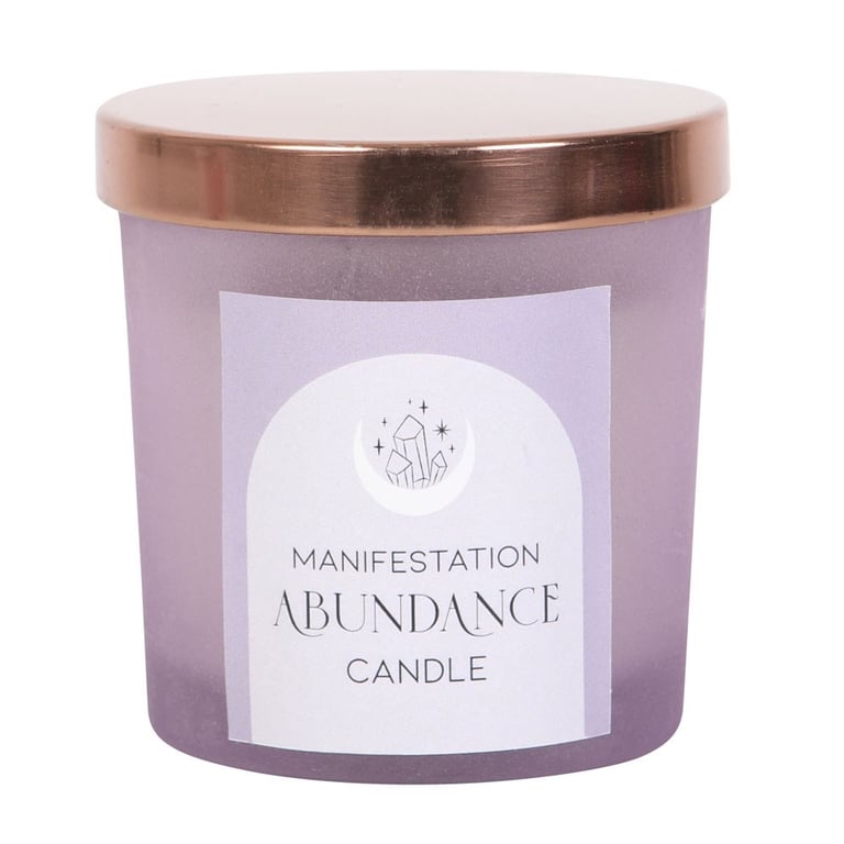 Abundance French Lavender Crystal Chip Paraffin Wax Candle