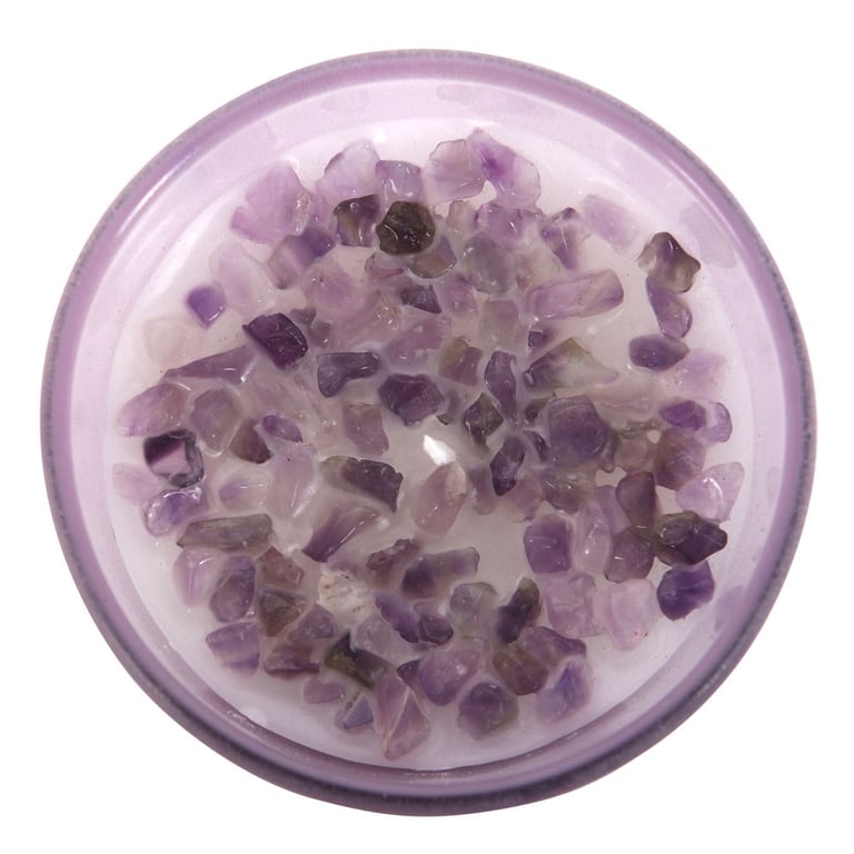 Abundance French Lavender Crystal Chip Paraffin Wax Candle