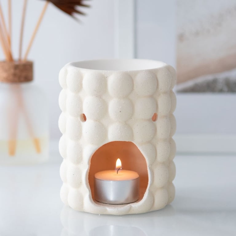 Dolomite Speckle Bubble Oil Burner - Home Decor Wax Warmer