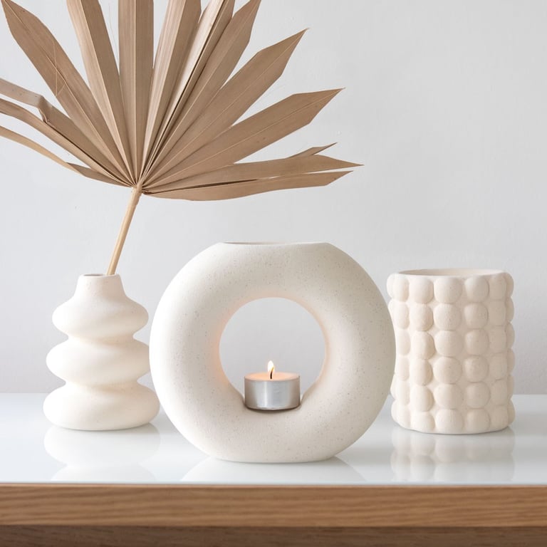 Dolomite Speckle Bubble Oil Burner - Home Decor Wax Warmer