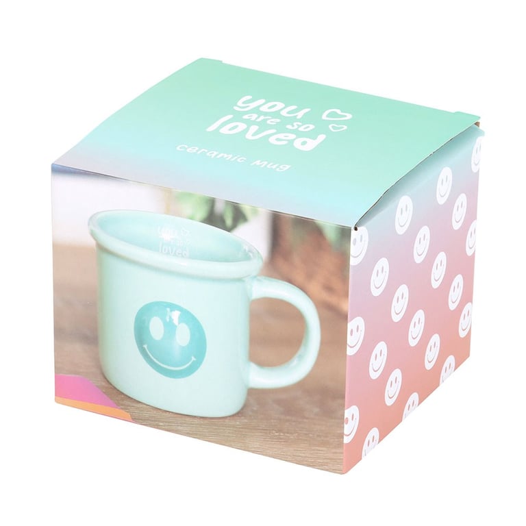 You Are So Loved Happy Face 400ml Inspirational Mug