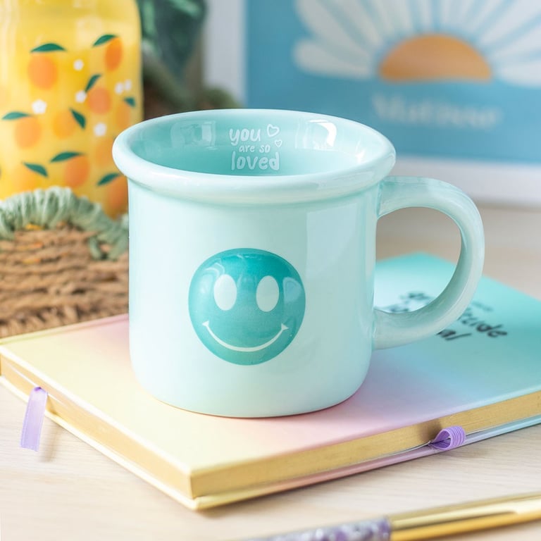 You Are So Loved Happy Face 400ml Inspirational Mug