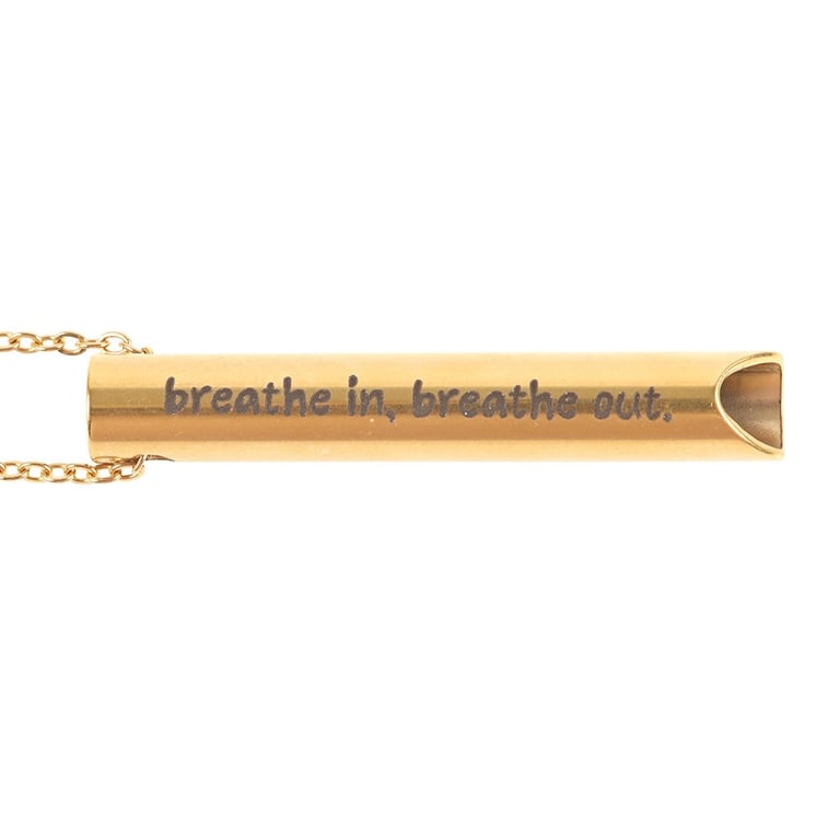 Anti-Anxiety Breathing Necklace - Stress Relief and Mindfulness Pendant
