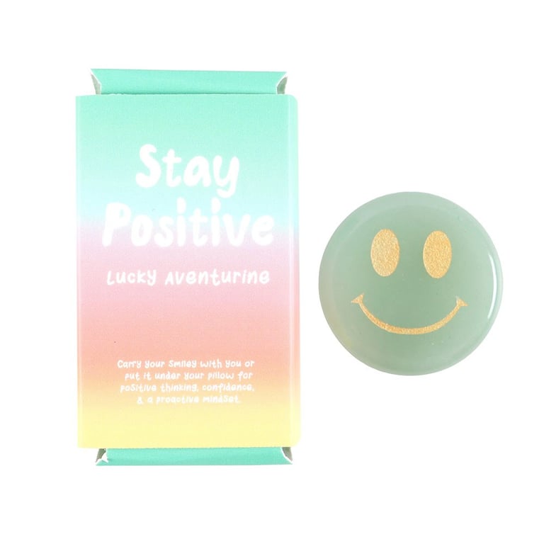 Aventurine Happy Face Crystal - Stay Positive and Find Happiness in Every Moment