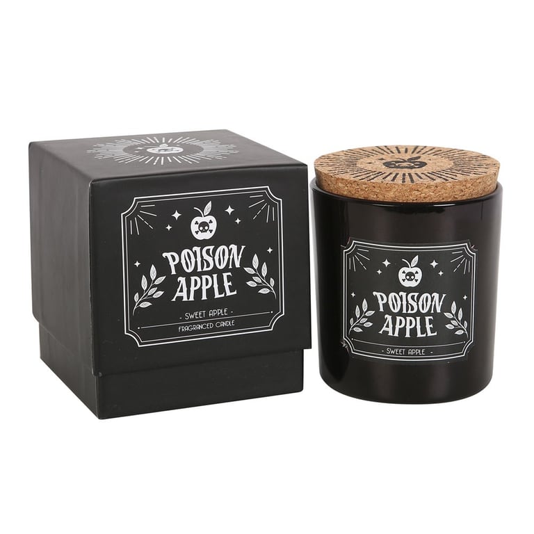 Poison Apple Sweet Apple Candle - 21 Hour Burn Time Home Fragrance with Captivating Sweet Apple Scent