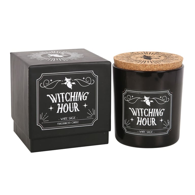 Witching Hour White Sage Candle - Enchanting Home Aromatherapy with 21hr Burn Time