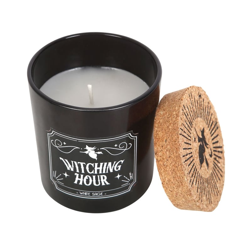 Witching Hour White Sage Candle - Enchanting Home Aromatherapy with 21hr Burn Time