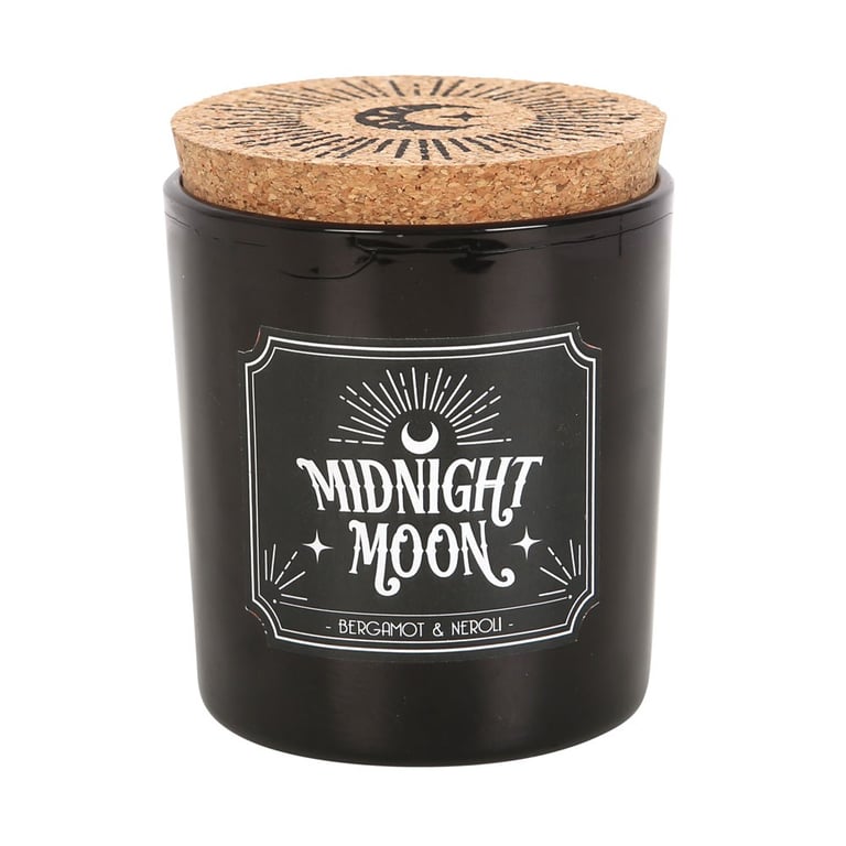 Midnight Moon Bergamot & Neroli Scented Candle - 21 Hour Burn Time Home Fragrance