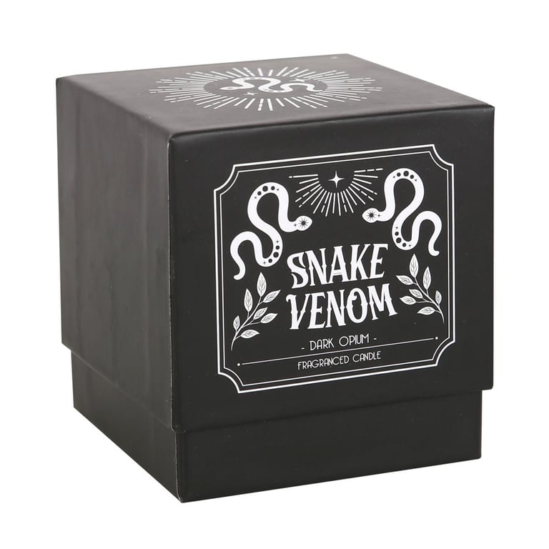 Snake Venom Dark Opium Candle - 21hr Luxury Home Scent with Enchanting Aroma