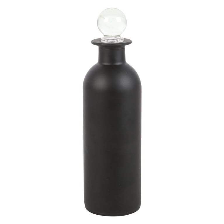 Decorative Glass Potion Bottle - Vintage Poison Apothecary 250ml Frosted Glass