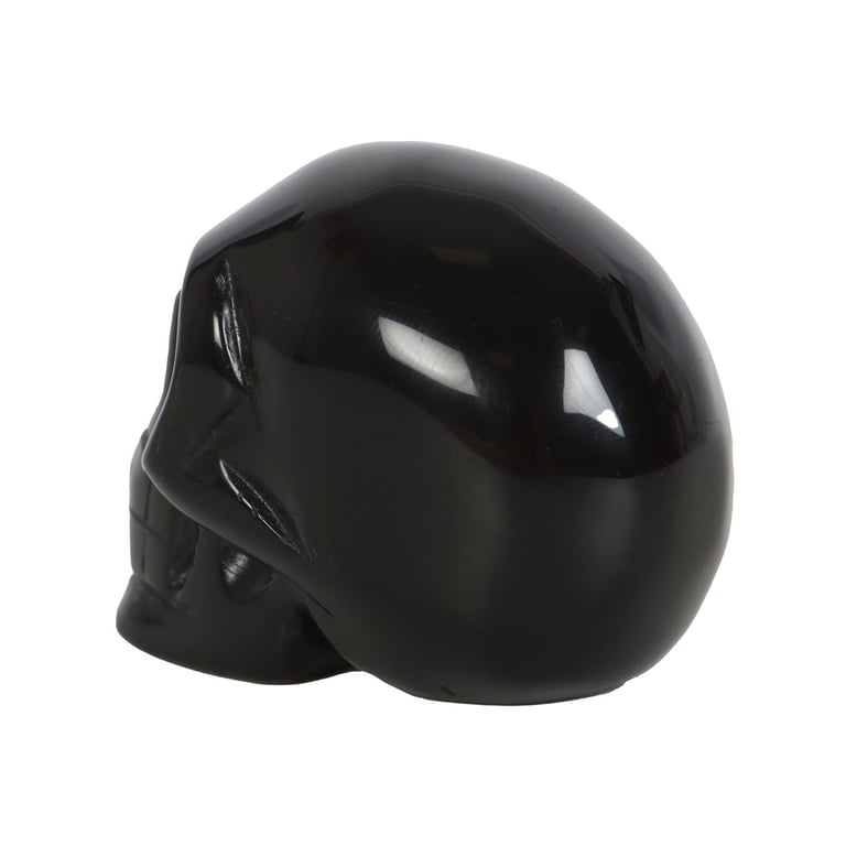 Black Obsidian Crystal Skull - Purification and Protection Stone