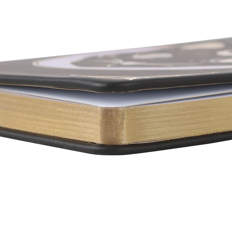 Mystic Mog Book of Spells A5 Lined Notebook with Gold Foil Accents and 200 Pages