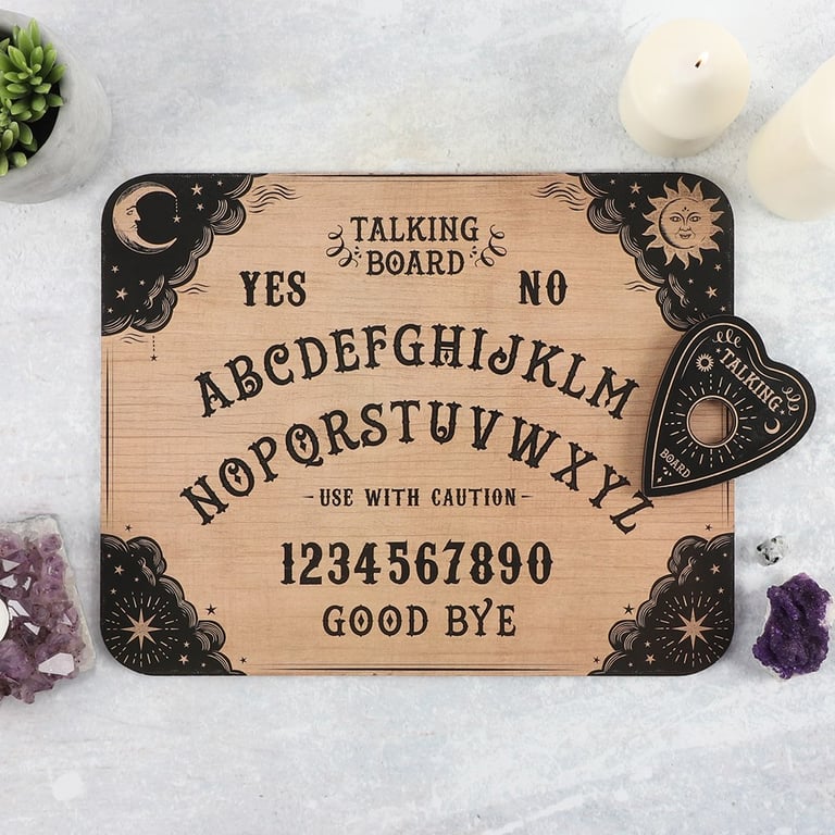 Classic Style Talking Board - Spiritual Entertainment Kit with Planchette