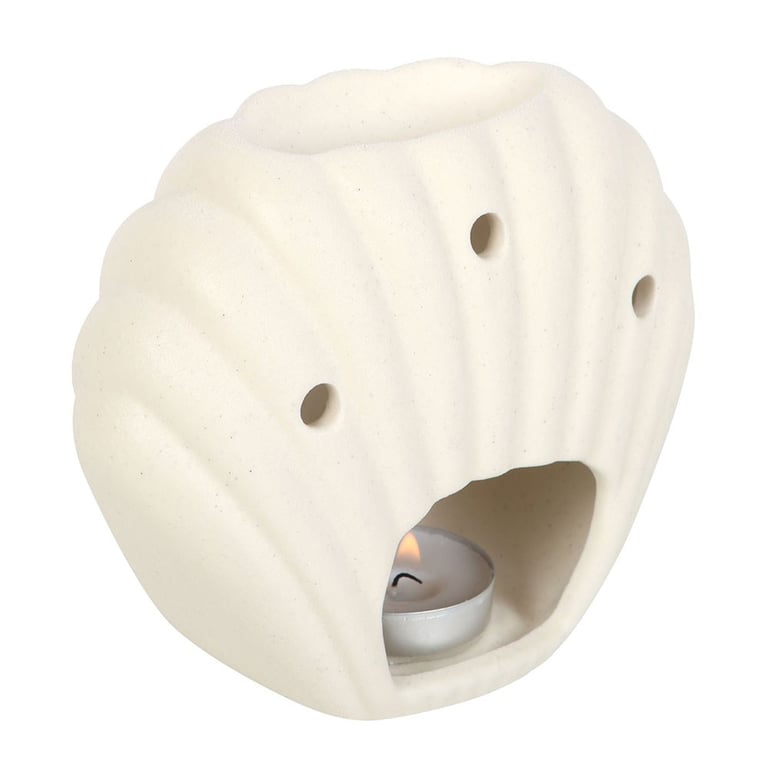 Seashell Oil Burner - Contemporary Home Fragrance for a Coastal Escape