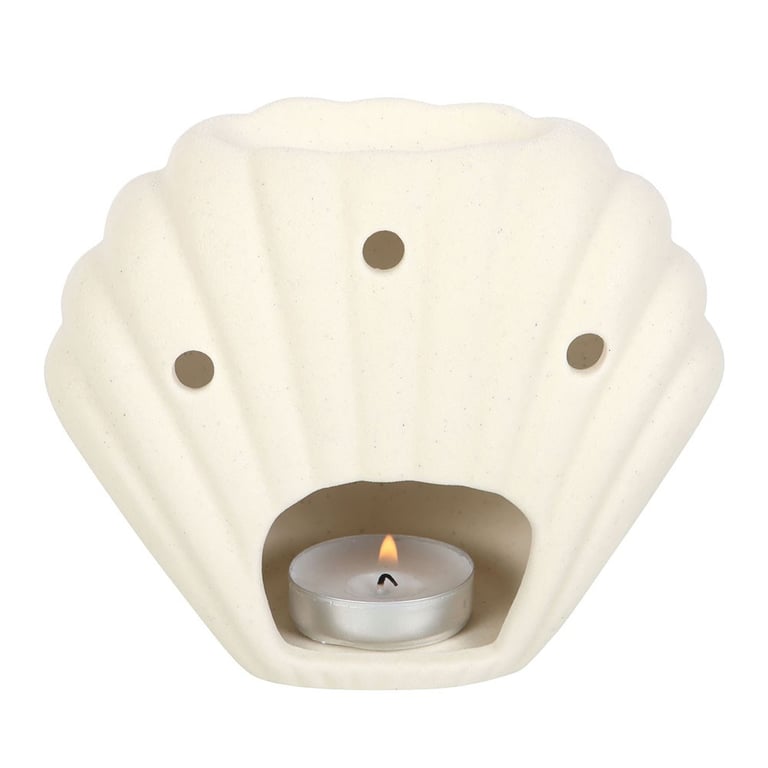 Seashell Oil Burner - Contemporary Home Fragrance for a Coastal Escape