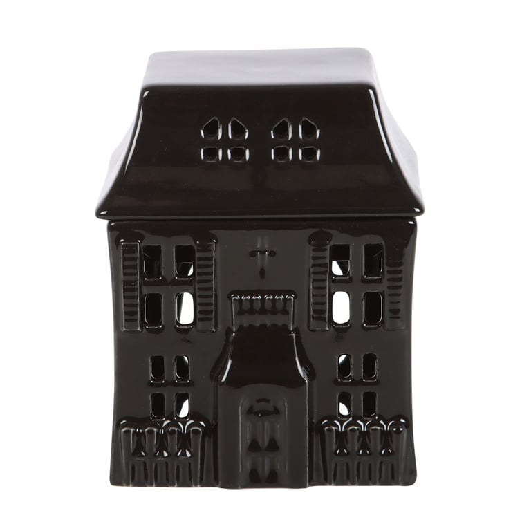 Haunted House Oil Burner - Flickering Flame Gothic Decor Diffuser