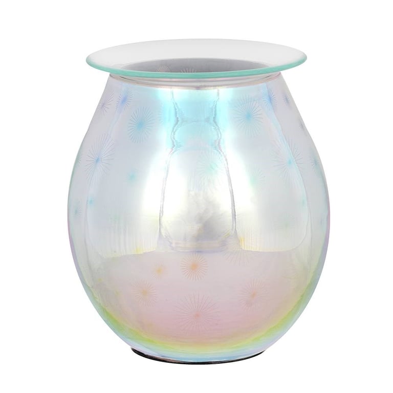 3D Starburst Electric Oil Burner - Home Fragrance Diffuser and Decorative Lamp
