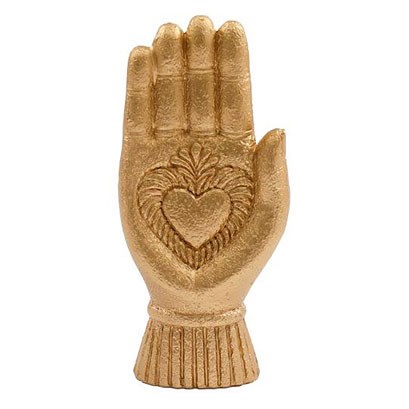 Sacred Heart Ceramic Hand Ornament - Spiritual Home Decoration