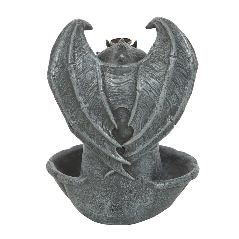 Gargoyle Backflow Incense Burner - Gothic Home Decor with Spooky Smoke Effect