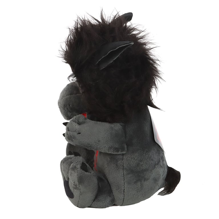 Werewolf Plush Toy - Spooky Decor with Red-Eyed Monster Design