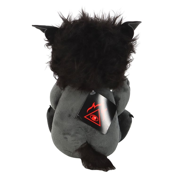 Werewolf Plush Toy - Spooky Decor with Red-Eyed Monster Design