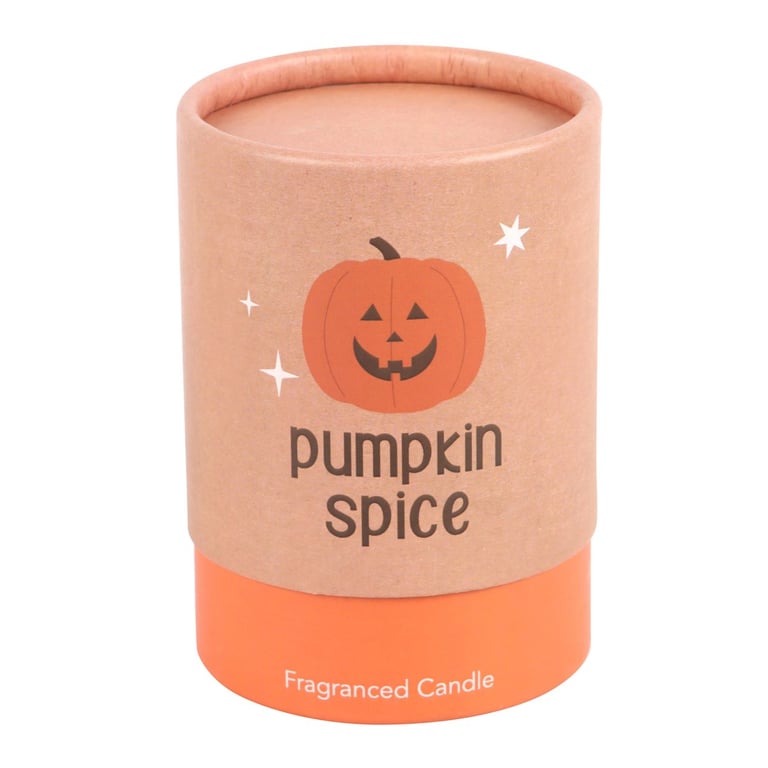 Pumpkin Spice Candle - 25 Hour Burn Time, Vegan Paraffin Wax, Halloween Decor