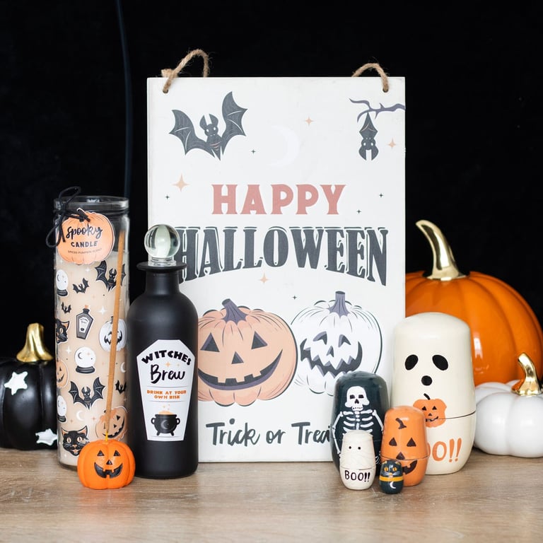 Decorative Witches Brew 270ml Glass Potion Bottle for Bath and Body Storage