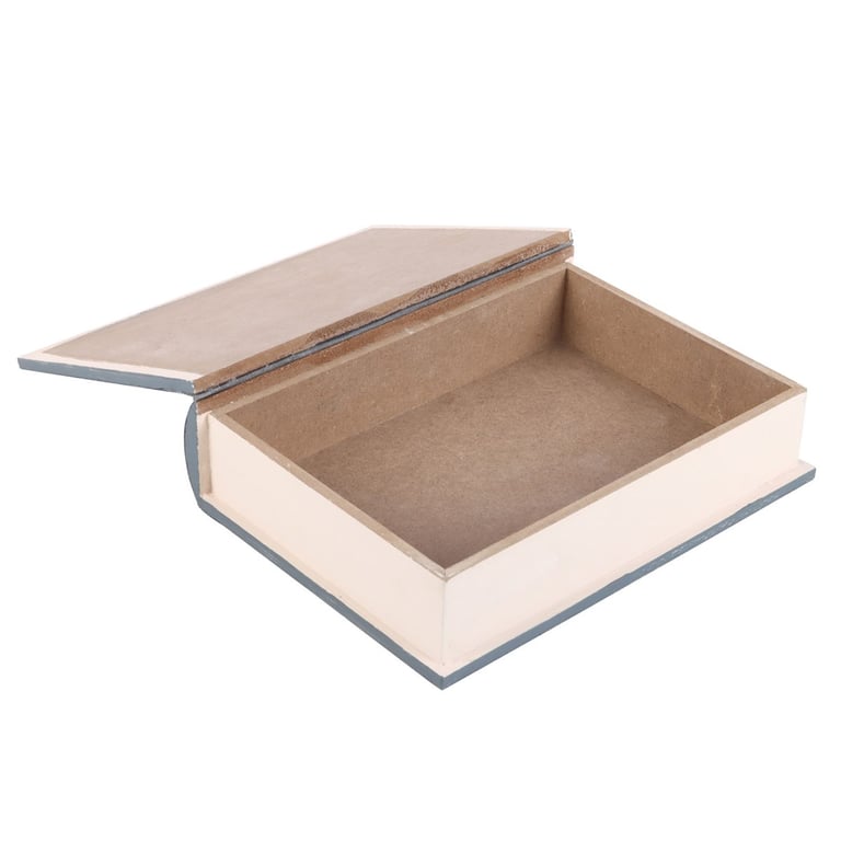 Spells and Curses Book Shaped Storage Box for Haunted House Decor and Seasonal Home Organization