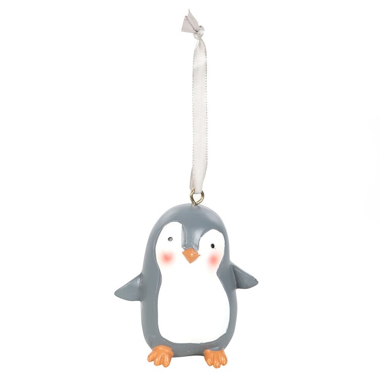 Hand-Painted Baby Penguin Christmas Tree Decoration Ornament