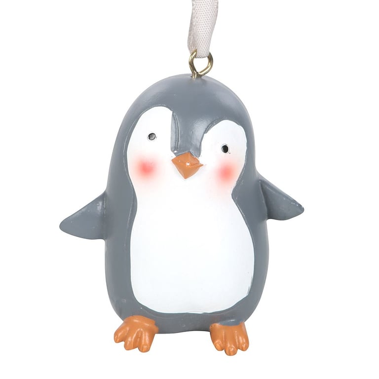Hand-Painted Baby Penguin Christmas Tree Decoration Ornament