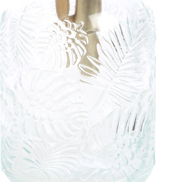 Large Leaf Print Glass Plant Mister - Delicate Water Misting Device for Indoor Gardens