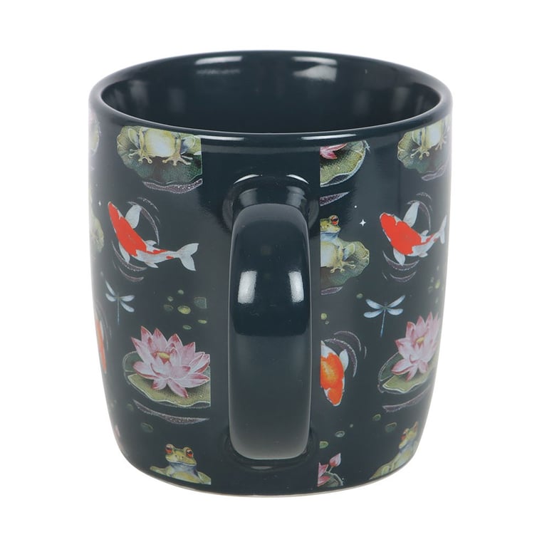 Pond Print 350ml Whimsical Nature Mug - Dishwasher & Microwave Safe