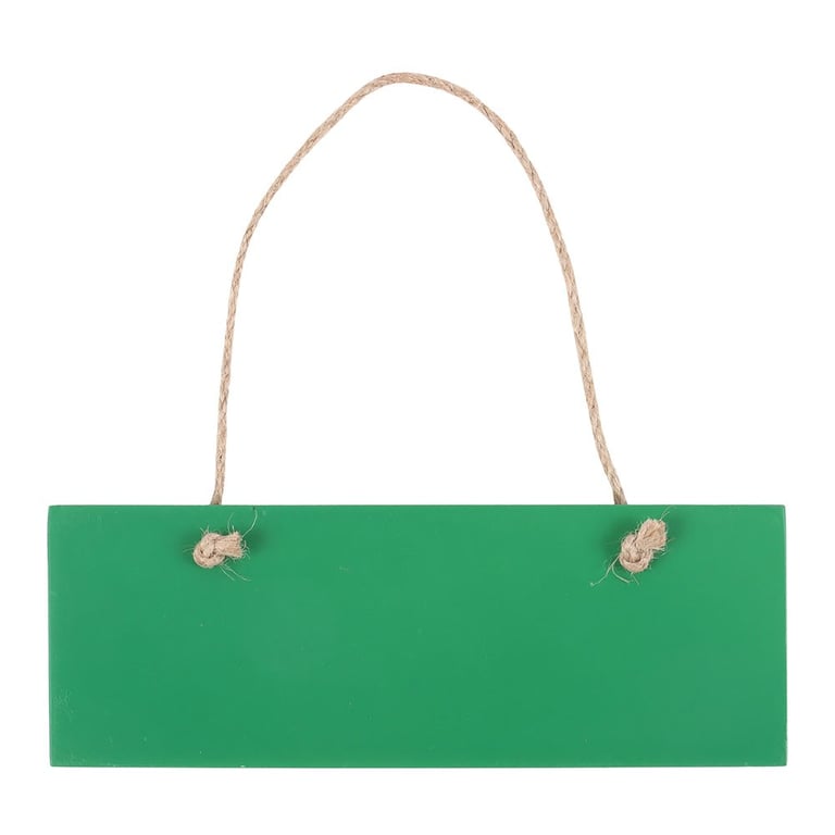 Green Welcome to Our Garden Rustic Hanging Sign