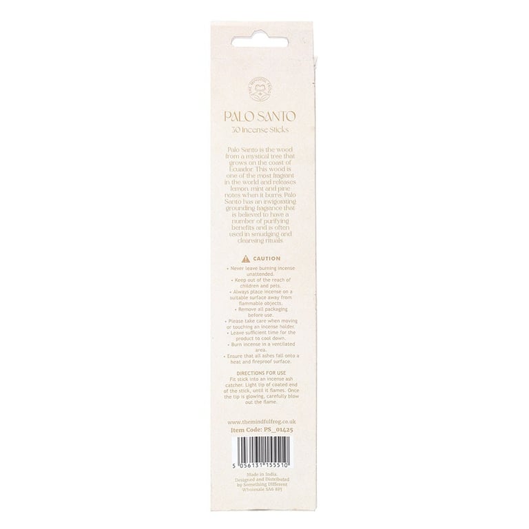 Palo Santo Natural Incense Sticks - Calming Aroma & Positive Energy