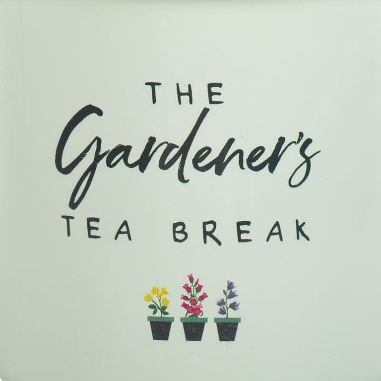 Gardener s Tea Break Enamel Mug - Botanical Illustrations and Durable Design
